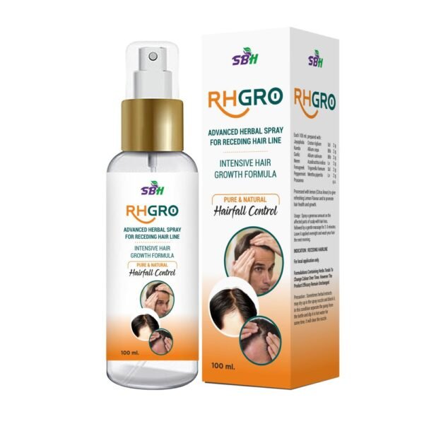 RH GRO(Herbal Spray)100ml- Best Ayurvedic Medicine for Receding Hairline in Men and Women